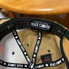 断舎離につき処分中「BLACK CLOVER」カモフラージュ柄キャップの画像