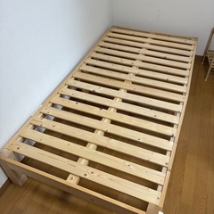 シングルベット　マットレス付きの画像