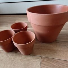 【無料】鉢植え大・小×３個の画像