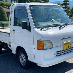 ★スバル サンバー★希少オートマ 4WD エアコン パワステ ETC付き TT2型 車検令和8年4月 松本市 軽トラの画像