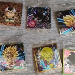 ドラゴンボール　ウエハースのシール18枚とポストカード10枚の画像
