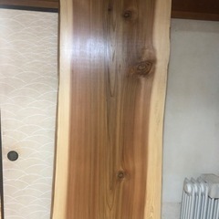 一枚板ダイニングテーブル用天板 ウレタン塗装済みの画像