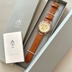 新品未使用LOBOR腕時計PREMIER CORNWALL BROWN35mmの画像