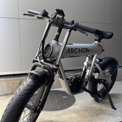 E-bike ARCHON  SERIES A02（silver）の画像