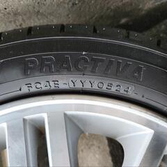 24年製！バリ溝！国産タイヤ！165/55R14 日産 オッティライダー 純正 AUTECH オーテック アルミホイール セット 4本 YOKOHAMA 軽サイズの画像