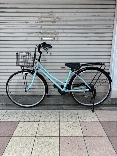 丸石サイクル LEGERE レジェール 26型 ライトブルー【中古品】