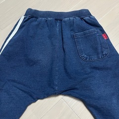 子供服 長ズボン デニム スウェット　サイドライン ラインパンツの画像