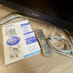 シャープ製液晶テレビの画像