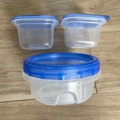 【未使用】Ziploc 容器3個の画像