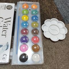 水彩絵の具の画像
