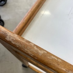 I 2509-099 木製 キッチンワゴン キズ 汚れあり 現状お渡しの画像