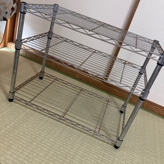 パイプ棚　3段　の画像