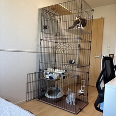 猫用ケージ3段❗️の画像