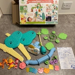 【中古美品・箱＆説明書付き】タカラトミー くまのプーさん えらべる回転6WAY ジムにへんしんメリー 🧸🎶の画像