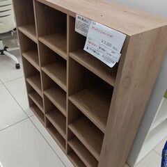 ★リユースのサカイ日立店★HJ7664  本棚 ナチュラルブラウン H100×D26×W91 クリーニング済み の画像