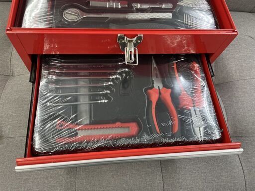 未使用保管品 モノタロウ 工具セット 差込角9.5mm キャビネット入り ツールボックス ハンドツール 札幌市手稲区 未使用保管品 モノタロウ 工具セット 差込角9.5mm キャビネット入り