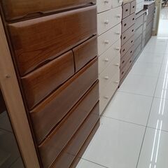 ★リユースのサカイ日立店★HJ7665 松田家具 レンジボード ホワイト H206×D49×W117 クリーニング済み の画像