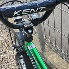 16インチ　自転車(カゴ、補助輪あり)の画像