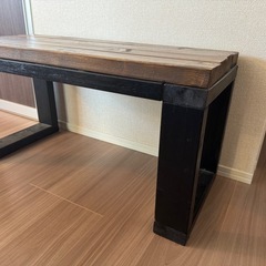 DIYして作ったベンチの画像