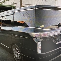 平成26年 e52エルグランド めずらしい4WD 年式      平成26年 カラ-  黒　 の画像
