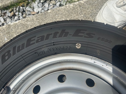 145/80R13 スズキ純正ホイール国産バリ山ほぼ新品タイヤ4本セット