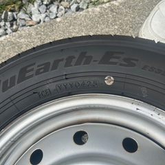 145/80R13 スズキ純正ホイール国産バリ山ほぼ新品タイヤ4本セット
