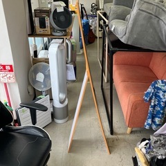 H 2509-101 スタンドミラー 飛散防止フィルム加工 キズ汚れありの画像