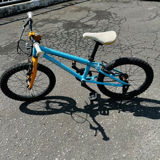 【取引き中】ヨツバサイクル 18インチ  ラムネブルー  子ども 自転車