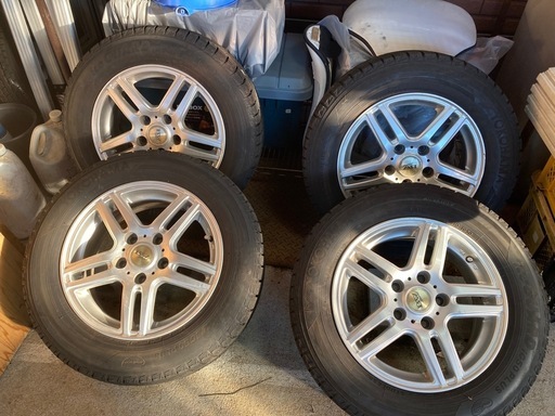 スタッドレスタイヤ&※お話し中　社外ホイール5.5-6部山　195/65/15