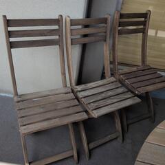 IKEA　イケアIKEA　木製ガーデニング家具の画像