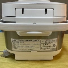 【取引確定】3合炊き　炊飯器の画像