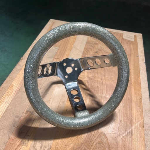 【ホリダソウコ】絶版！シルバーラメ　グラント　小径ハンドル　ハンドル