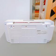 TOSHIBA CDラジオ、TY-C301 ホワイト 説明書・箱 動作確認済み【こちらは店舗です。浜村鹿野温泉ICから3分 買取本舗 宮本リサイクル 営業時間9～19時 定休日水曜のみ←連絡できませんm(_ _)m】の画像