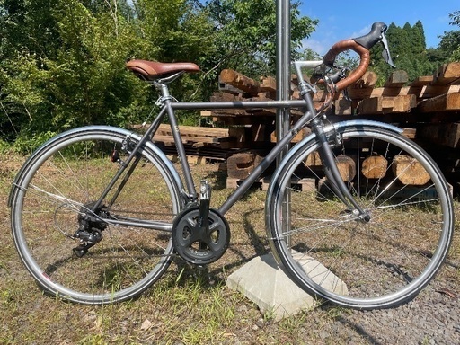 ARAYA アラヤ 自転車 DIAGONALE ディアゴナール 700C クロモリ ランドナー STI＋補助レバー付き MKSペダル