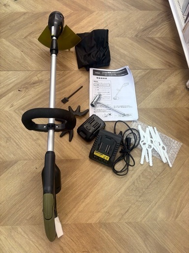 0509 美品 18V 充電式 軽量 2WAYグラストリマー GGT-18LiNDX バッテリー 充電器 他備品付