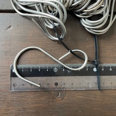 ステンレス100%　S字フック　30個の画像