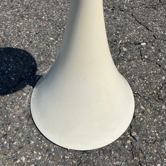 昭和レトロ　ミッドセンチュリー　ビンテージ　スタンド灰皿　ホワイト　近未来 灰皿 昭和レトロ スモークスタンド ミッドセンチュリー アンティーク