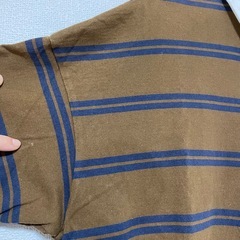 ラガーシャツ　XL  長袖ワンピース　GUの画像