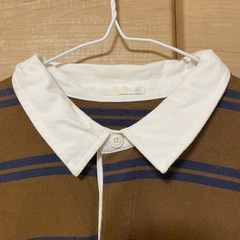 ラガーシャツ　XL  長袖ワンピース　GUの画像