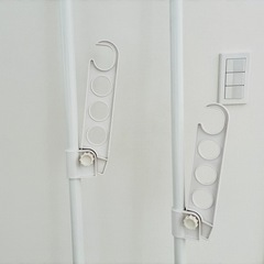 物干し受け（突っ張り・2段・室内）の画像