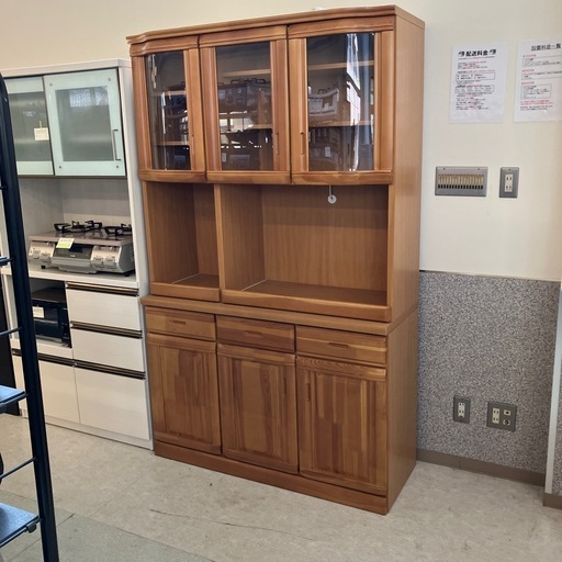 K2509-069 キッチンボード 3枚扉 スライドボード×2 上下分割可　キズ汚れ有り