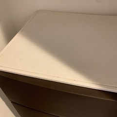 チェスト ブラウン 5段の画像