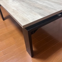 フラットヒーター付きリビングこたつ ヴィンテージ風の画像
