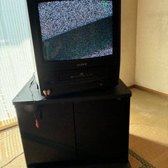SONYトリニトロン　テレビデオの画像