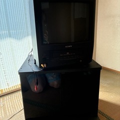 SONYトリニトロン　テレビデオの画像