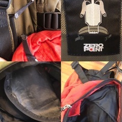 Zero Point バックパック 赤 25リットル リュック　モンベル　登山　キャンプの画像