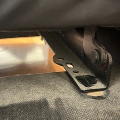 レザー調リクライニングチェアの画像