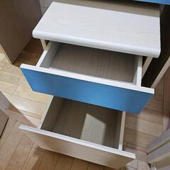 東京都！東村山市引き取り希望！かなり美品 状態良好 学習机 デスク 幅100cm 学習デスク　小学生　幼稚園　保育園の画像