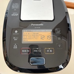 Panasonic 炊飯器　踊り炊き　SR-PA108　 の画像