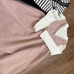 120サイズ　ワンピース　三点セットの画像